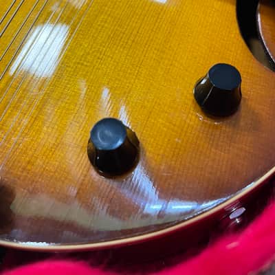 Harmony H-35 “Batwing” Electric Acoustic Mandolin 1972 - Sunburst image 18