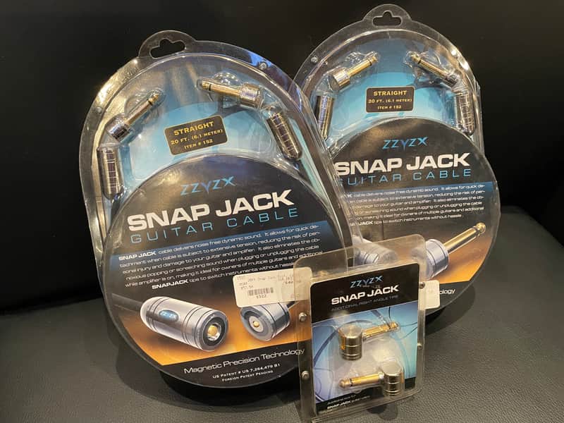 ZZYZX Snap Jack Guitar Cables & Xtra Tips - New in Package | Reverb