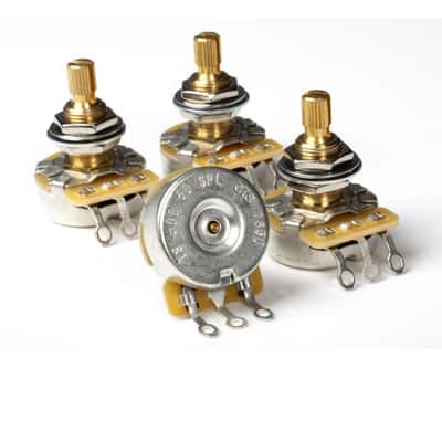 CTS 500k Audio/Log Pot, Split Shaft, Rear-Routed Guitars (4 Pack) image 1