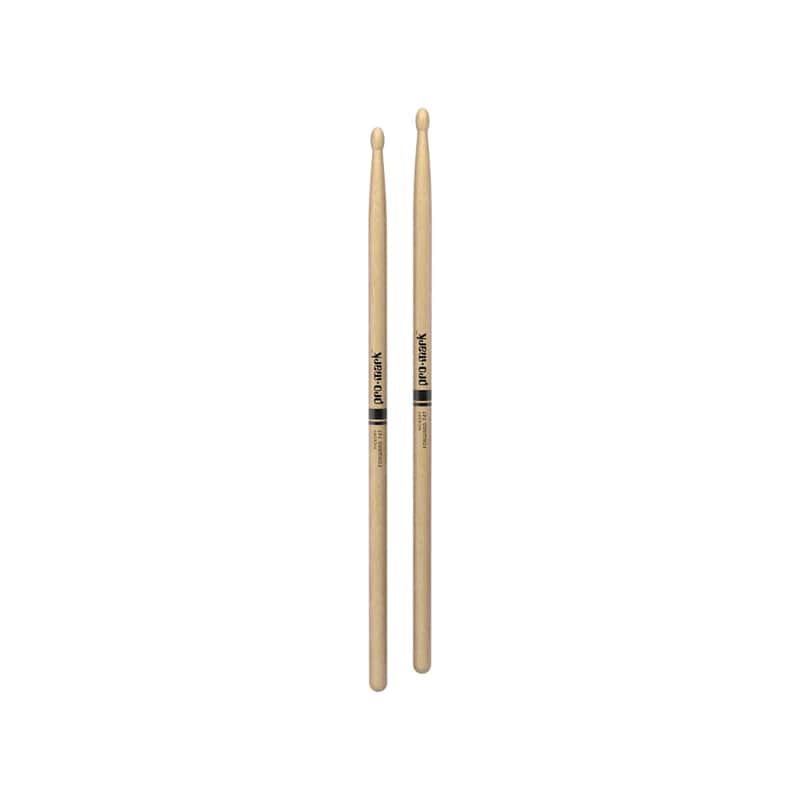 ProMark Classic Forward 747 Hickory Drumsticks – Oval Wood Tip image 1