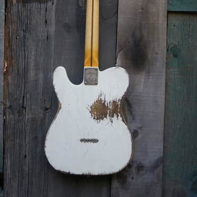 Capsule Custom Esquire Thinline 2014 Aged White image 7
