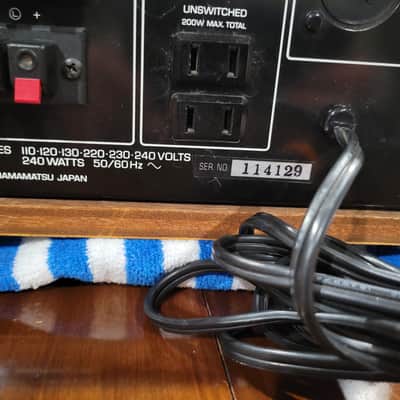 Yamaha CR-820 Stereo Receiver RECAPPED AND SERVICED! With voltage selector image 15