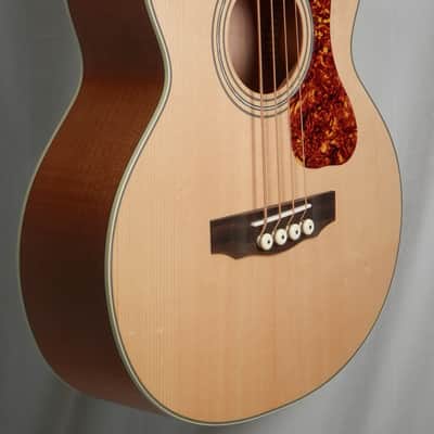 Guild Jumbo Junior Acoustic Electric Bass Antique Blond Satin image 4