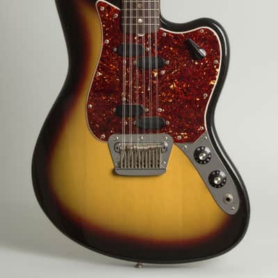 Fender Electric XII 12 String Solid Body Electric Guitar (1966), ser. #136729, original black tolex hard shell case. image 3