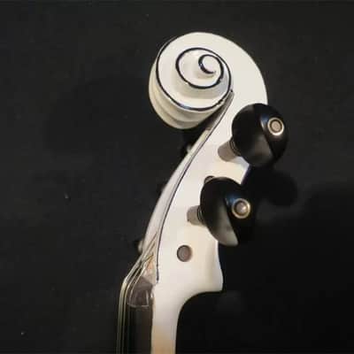 SONG Electric violin 2025 - White 5 strings Electric Violin,E-violin,4/4 Full size, Good sound, Free case bow image 6