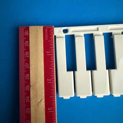 CASIO PT-87 Vintage Music Keyboard Replacement Part: Complete White Keys Set image 6