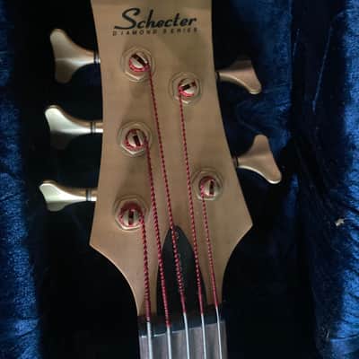 5 string Schecter Stiletto 2008 - Wood image 4