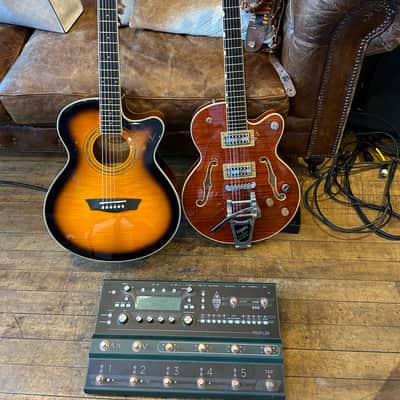 Gretsch G6659TFM Players Edition Broadkaster Jr. with Flame Maple Top 2019 - Present - Bourbon Stain image 14