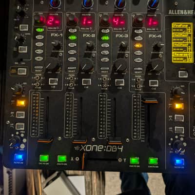 Allen & Heath XONE:DB4 4-Channel Digital DJ Mixer with Effects 2010s - Black image 1