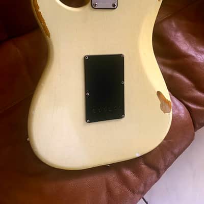 Vintage 1979 Fender 25th Anniversary Stratocaster in Original and Rare Pearl White Finish - All Original With a 4 Bolt Maple Neck and the Original Fender Embossed Logo Case image 17