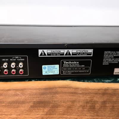 💥 Technics SH-8033 7 Stereo Graphic Equalizer Spectrum Analyzer EQ 💥 image 6