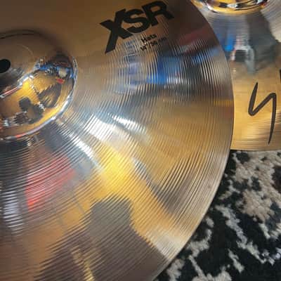 (MINT) Sabian 14" XSR Hi-Hat Cymbals (Pair) - Brilliant image 2