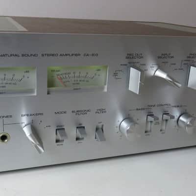 YAMAHA CA-810 INTEGRATED STEREO AMPLIFIER SERVICED RECAPPED LED's + BOX MINT image 2