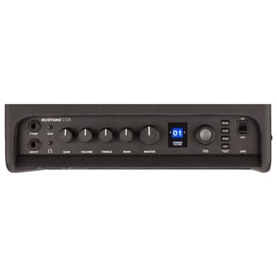 Fender Mustang LT25 120V Guitar Amplifier with Wooden Cabinet, 1.8-Inch User Interface, 60 Presets, 20 Amp Types, and 25 Effects (Black) image 5
