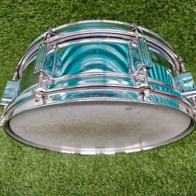 ⚡Vintage Rogers R380 14"X5" Steel Chrome Snare Drum ⚡ image 14