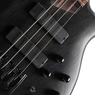 Cort Artisan B4 Element Open Pore Trans Black 4 String Bass Bartolini MK-1 image 5