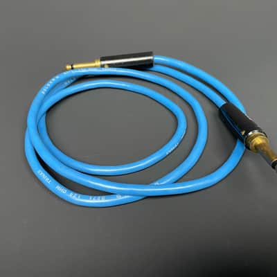 Vintage Belden 9271 Twinax Instrument Cable Blue w/ PJI-047B Connectors image 1
