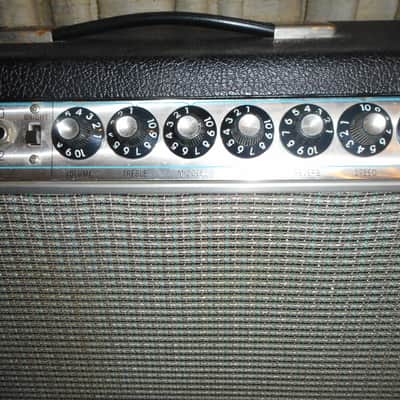 Fender Super Reverb Early Transition Drip edge AB763 1967/68 - Black / Silver image 4