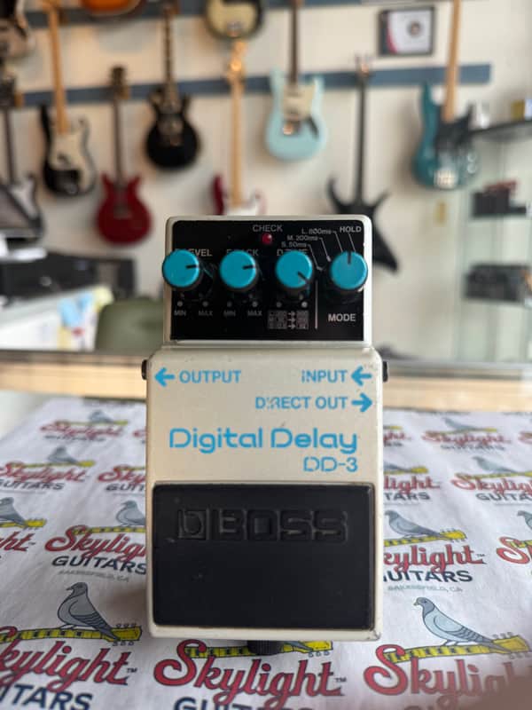 Boss DD-3 Digital Delay 1986 - 1990 - White image 1