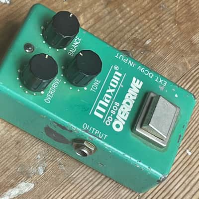 Vintage very rare 1978 1979 Maxon Ibanez OD808 OD-808 Overdrive dual op amp guitar pedal Tubescreamer image 2