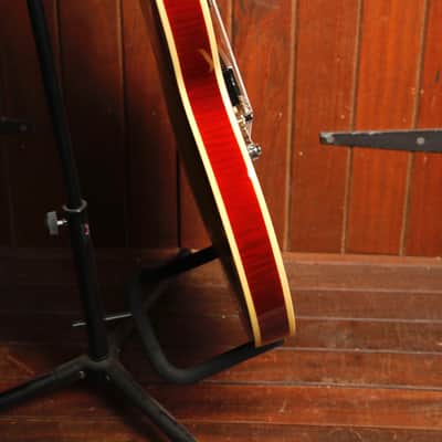 Epiphone ES-335 Figured Raspberry Tea Burst Semi-Hollow Electric Guitar image 8
