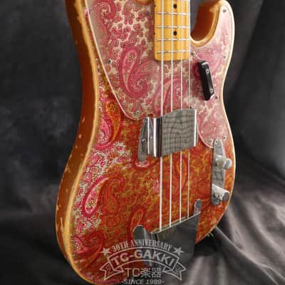 Fender 1968 Telecaster Bass “Paisley Red” image 4