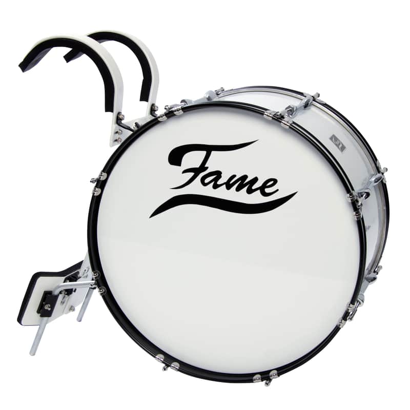 Fame Marching BassDrum 22"x12", incl. Carrier - Marching bass drum image 1