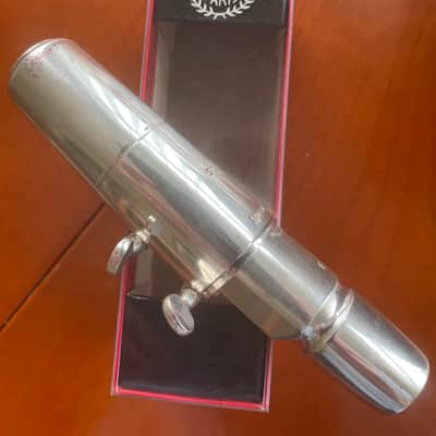Selmer 'JAZZ' Silver Mouthpiece 'F' with Ligature and cap - Silver image 8