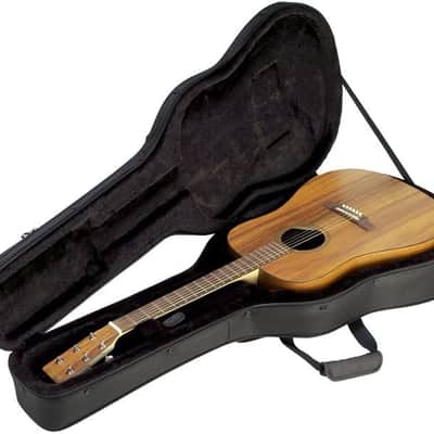 Mint SKB Acoustic Soft Case with EPS Foam Interior/Nylon Exterior, Back Straps,Black image 2