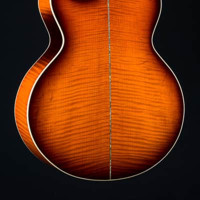 Santa Cruz F-42 Cutaway Custom Flamed Maple and European Spruce with Full Body Sunburst NEW image 16