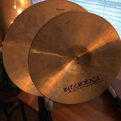 Istanbul Agop Traditional dark hi-hats 13” 698/806 image 2
