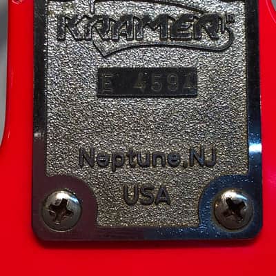 Kramer Pacer  1987 Flip Flop Pink Serial Number E 4594 image 24