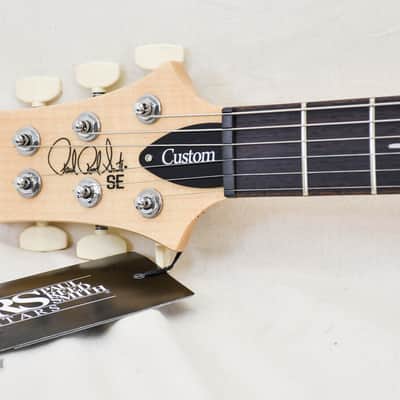 PRS SE Custom 24 Lefty Slate Blue (Natural Back) (s/n: 9249) image 6
