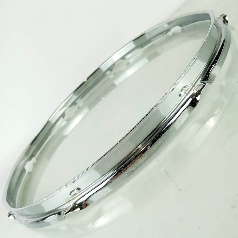 Ludwig 15"COB Triple-Flange Snare/Tom Drum Batter Rim/Hoop Chrome-Brass 8Lug USA image 1