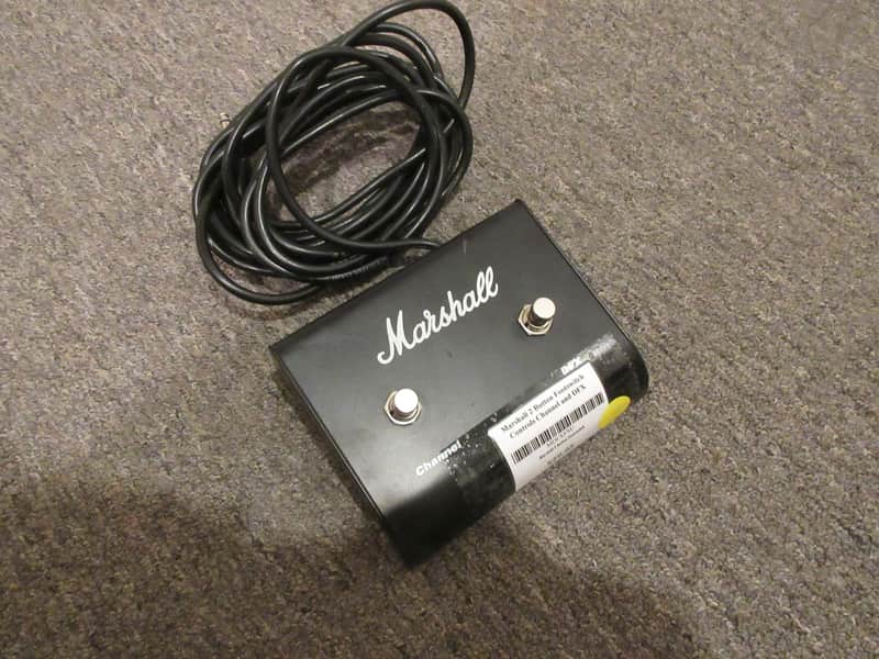 Marshall 2 Button DFX/Channel Footswitch Used image 1