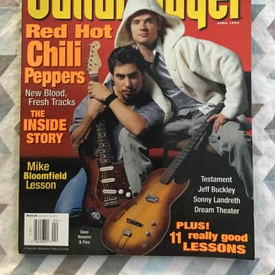 Guitar Player Magazine Back Issue April 1995: Red Hot Chili Peppers image 1