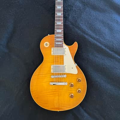 Gibson Custom Shop Historic Collection '58 Les Paul Standard Flame Top Reissue 1997 - 2002 - Butterscotch image 1