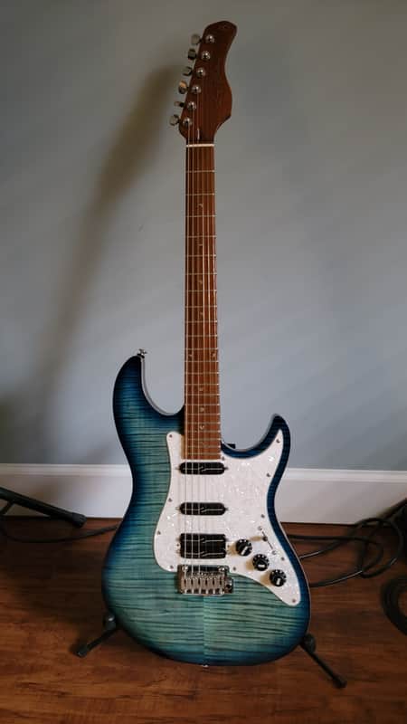 Sire Larry Carlton S7 FM 2020 - Transparent Blue image 1