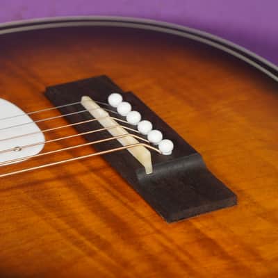 1965 Silvertone 604 (Harmony H929 Stella) Parlor Guitar (VIDEO! Fresh Work, Ready) image 8