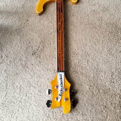 Left-Handed Paul McCartney fretless 4001 Rickenbacker Custom Build Bass image 10