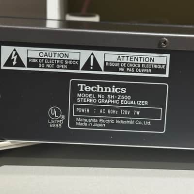 Technics SH-Z500 Stereo Graphic Equalizer Tested w/ Original Box Japan image 5