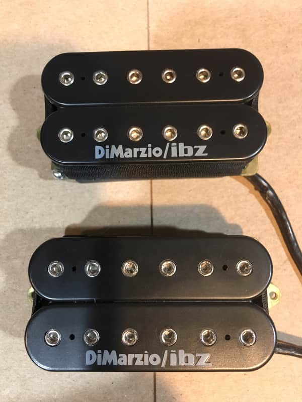 DiMarzio/ibz pickups - Bridge and Neck set - Black image 1