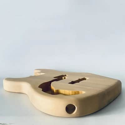 Left Handed Basswood Precision Style Bass Body image 5