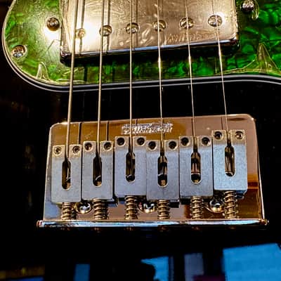 Vintage Guitars 30th Anniversary V72 Tele (SUPER FLAME MAPLE NECK) Boulevard Black image 7