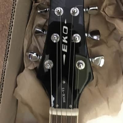 Eko Rock VI Reissue Brown Sunburst no case image 2