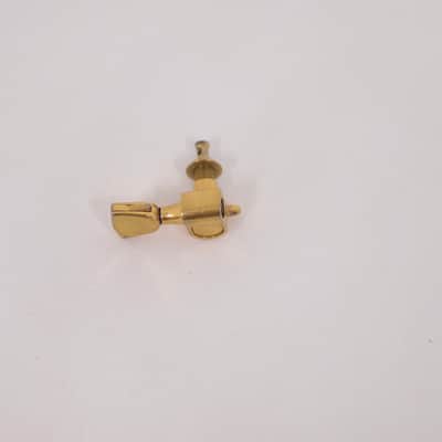 1970-1980's Vintage Gibson GOLD Chrome Embossed Logo Crank TUNER ES SG L6 Les Paul Custom Schaller Treble Side image 9