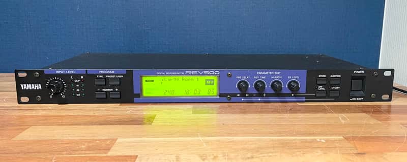 Yamaha REV500 Digital Reverberator - Black image 1