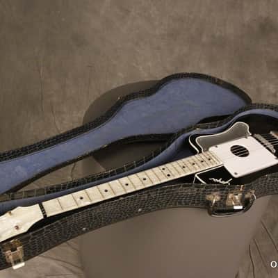 RARE 1960's GOYA/Hagstrom model JB-80 factory ACOUSTIC modular insert BLACK #004 image 25