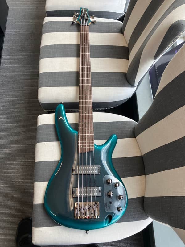 Ibanez SR305E-CUB Soundgear 5-String Bass 2020 - Present - Cerulean Aura Burst image 1