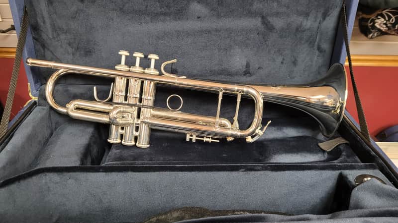 B&S Challenger "1" Silver Plated Trumpet image 1